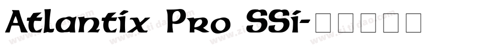 Atlantix Pro SSi字体转换